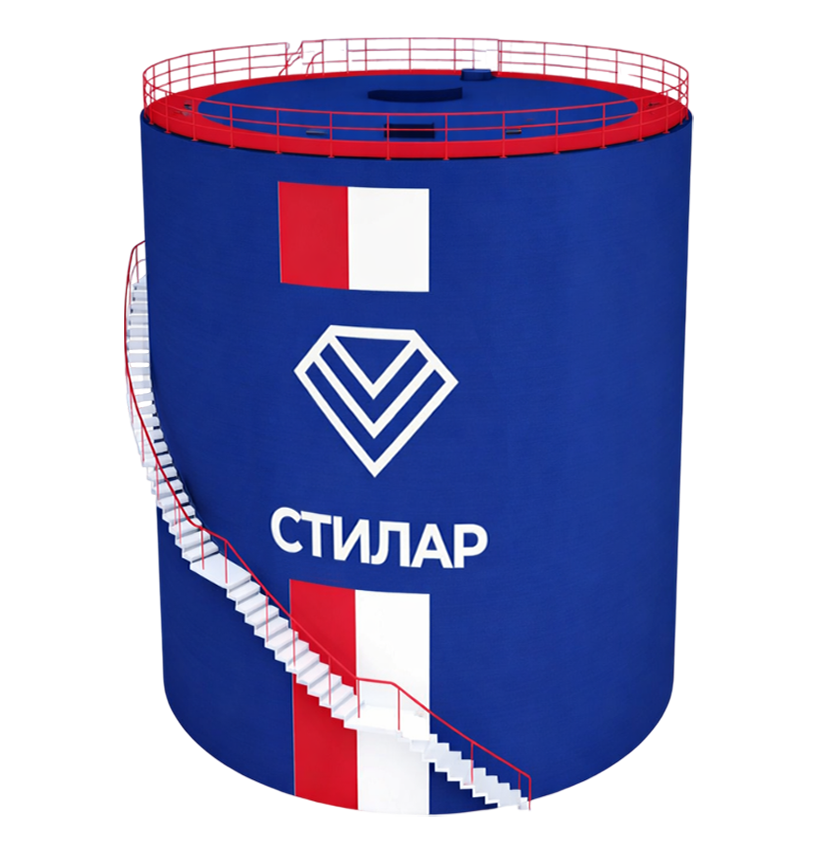 Цельносварной резервуар РВС для технической воды 100 м³ от завода-производителя