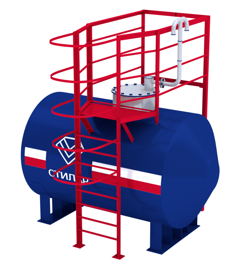 Горизонтальный резервуар РГСН для ГСМ 15 м³ от завода-производителя